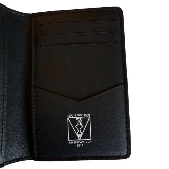 New‎ Louis Vuitton Damier Cobalt America's Cup 2017 Pocket Org/Wallet RARE - Picture 7 of 10